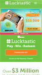 Mobile Screenshot of lucktastic.com